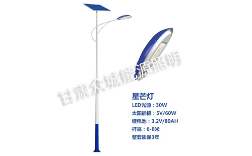 昌吉太阳能路灯核心技术参数解读 昌吉太阳能路灯核心技术参数解读